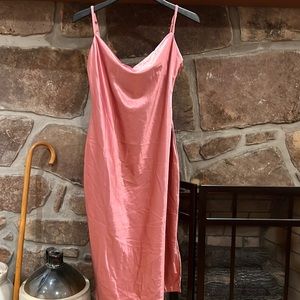 Xxxiticat satin pink dress